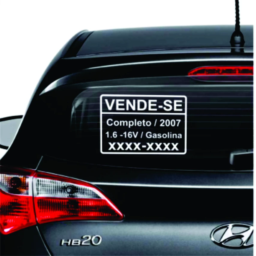 ADESIVO VENDE-SE CARRO